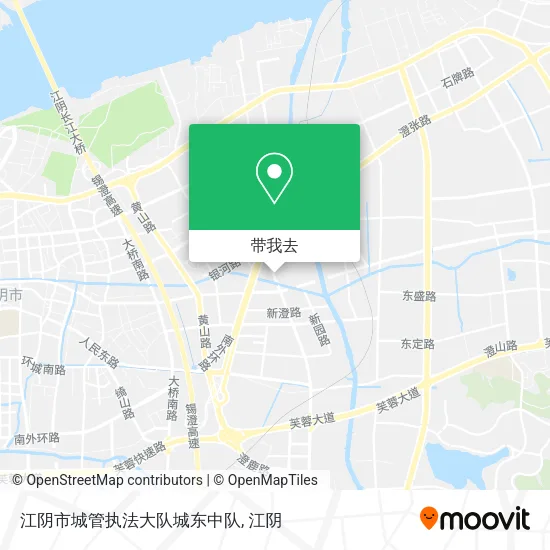 江阴市城管执法大队城东中队地图