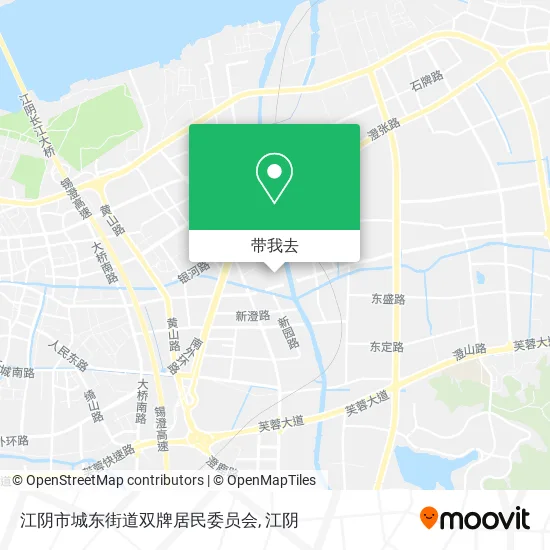 江阴市城东街道双牌居民委员会地图