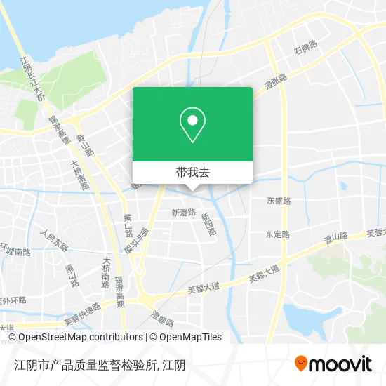 江阴市产品质量监督检验所地图