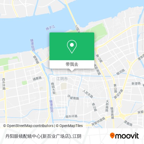 丹阳眼镜配镜中心(新百业广场店)地图
