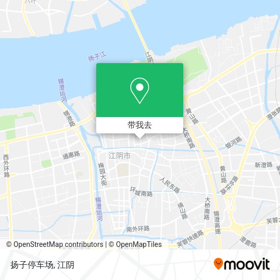 扬子停车场地图