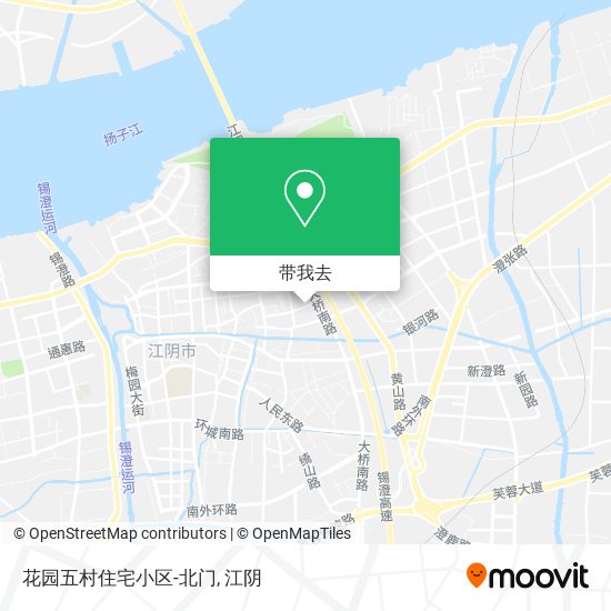花园五村住宅小区-北门地图
