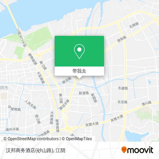 汉邦商务酒店(砂山路)地图