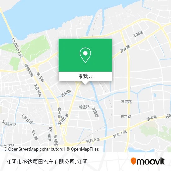 江阴市盛达颖田汽车有限公司地图
