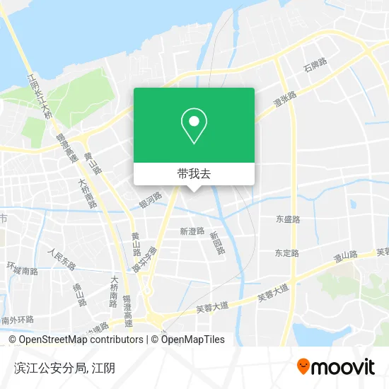 滨江公安分局地图
