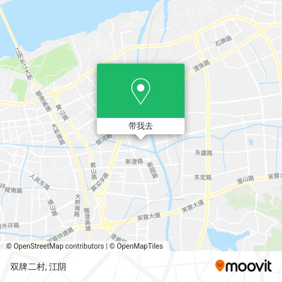 双牌二村地图