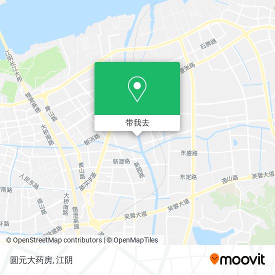 圆元大药房地图