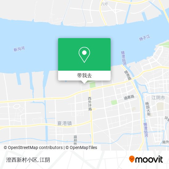 澄西新村小区地图