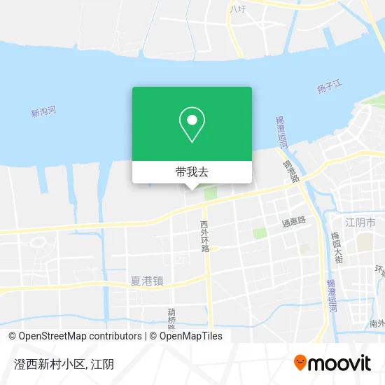 澄西新村小区地图