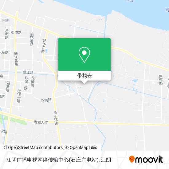 江阴广播电视网络传输中心(石庄广电站)地图