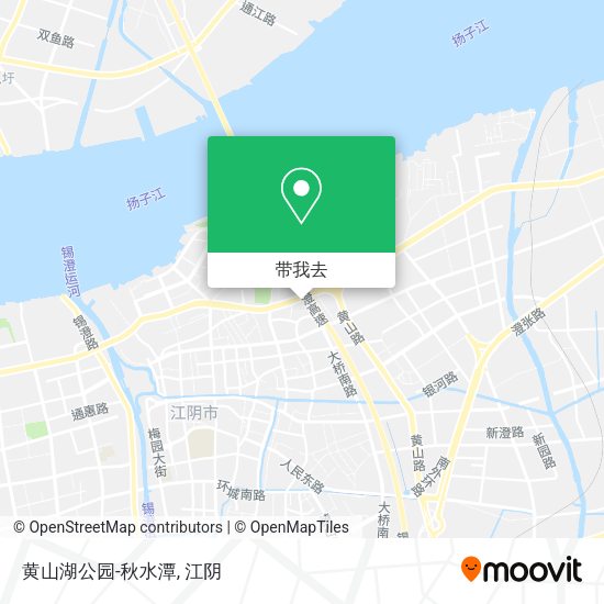 黄山湖公园-秋水潭地图