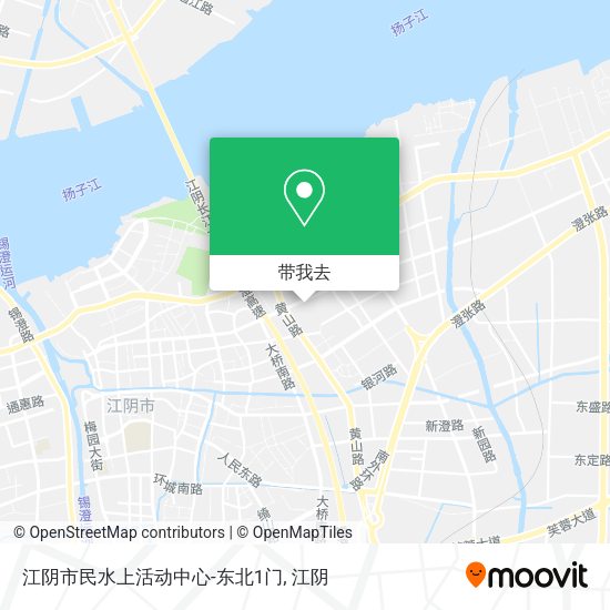 江阴市民水上活动中心-东北1门地图