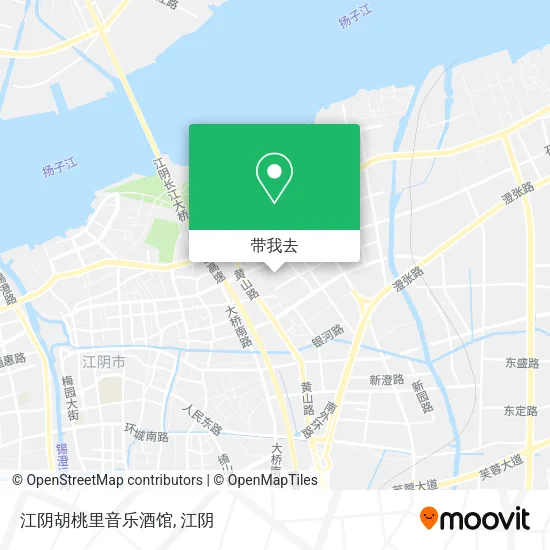 江阴胡桃里音乐酒馆地图