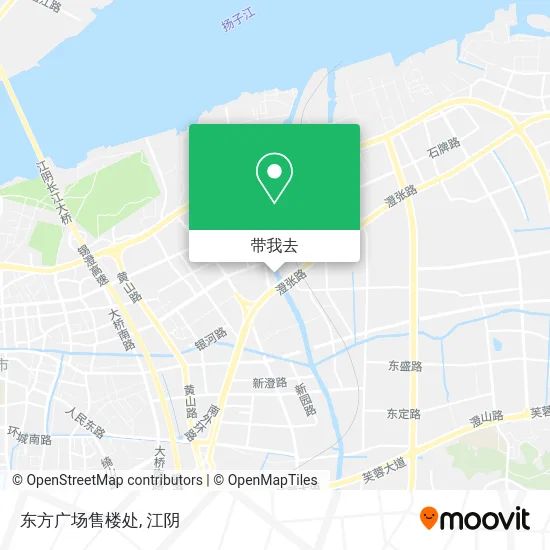 东方广场售楼处地图