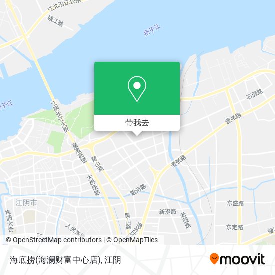 海底捞(海澜财富中心店)地图