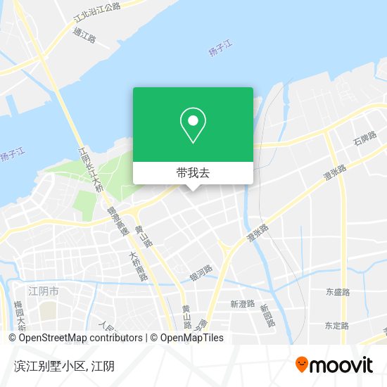 滨江别墅小区地图