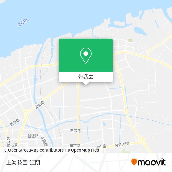 上海花园地图