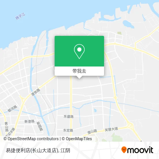 易捷便利店(长山大道店)地图