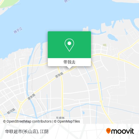 华联超市(长山店)地图