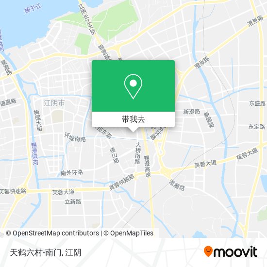天鹤六村-南门地图