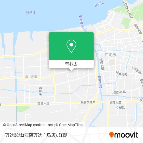 万达影城(江阴万达广场店)地图
