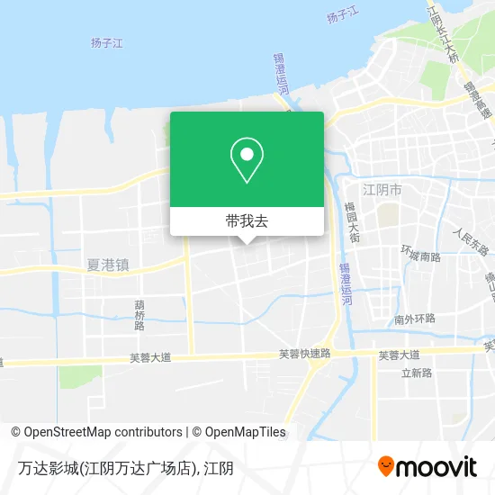 万达影城(江阴万达广场店)地图