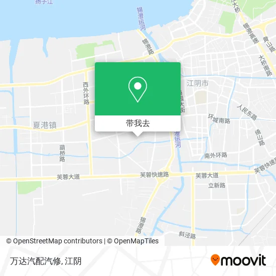 万达汽配汽修地图
