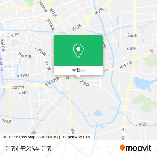 江阴市平安汽车地图