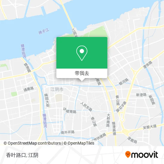 香叶路口地图