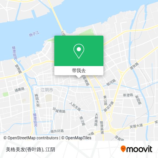 美格美发(香叶路)地图