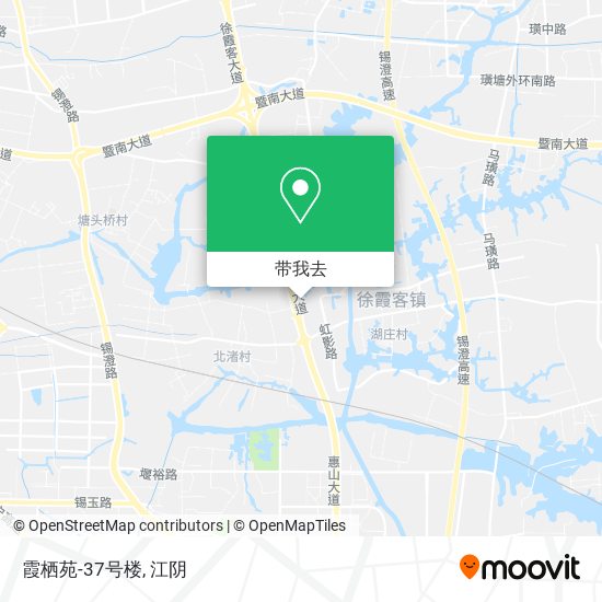 霞栖苑-37号楼地图
