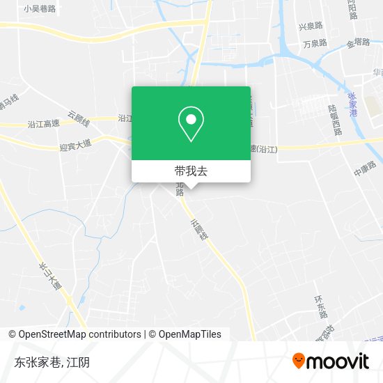 东张家巷地图