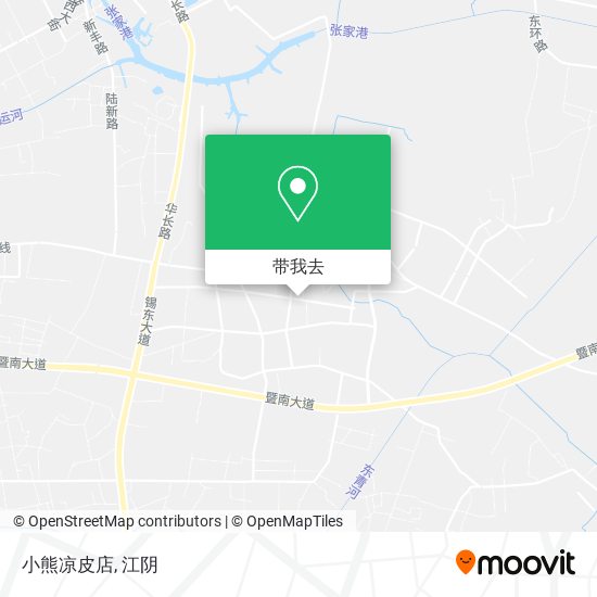 小熊凉皮店地图