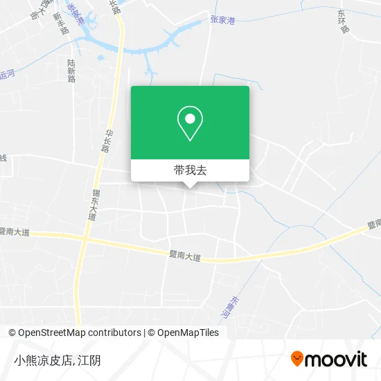 小熊凉皮店地图