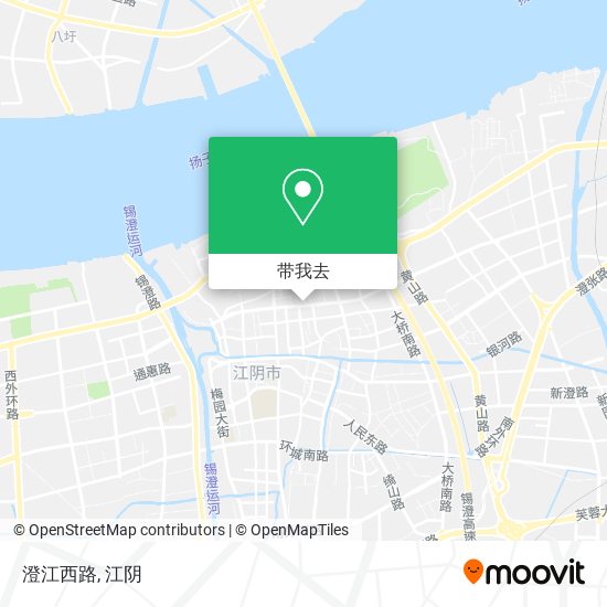 澄江西路地图