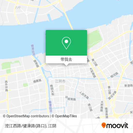 澄江西路/健康路(路口)地图