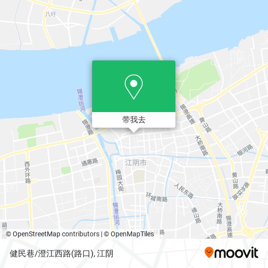 健民巷/澄江西路(路口)地图