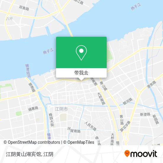 江阴黄山湖宾馆地图