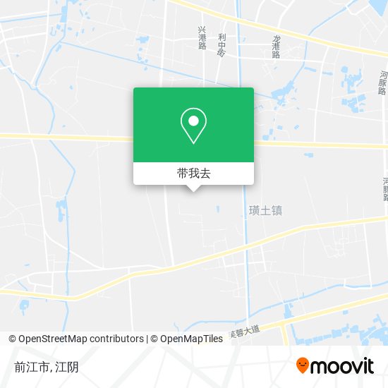 前江市地图