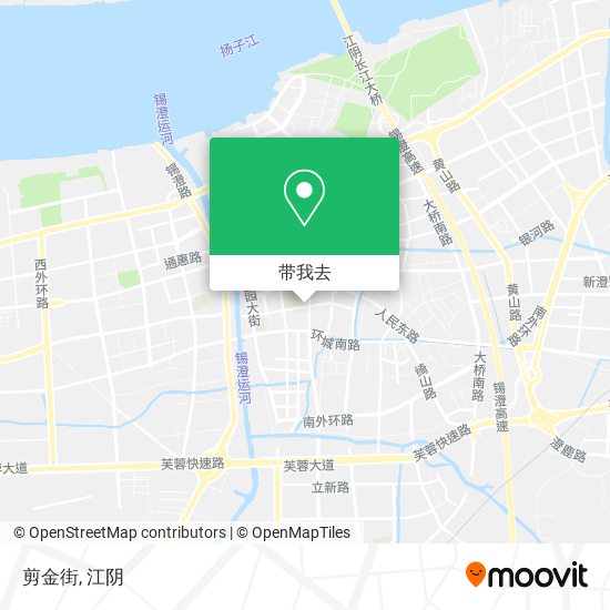 剪金街地图