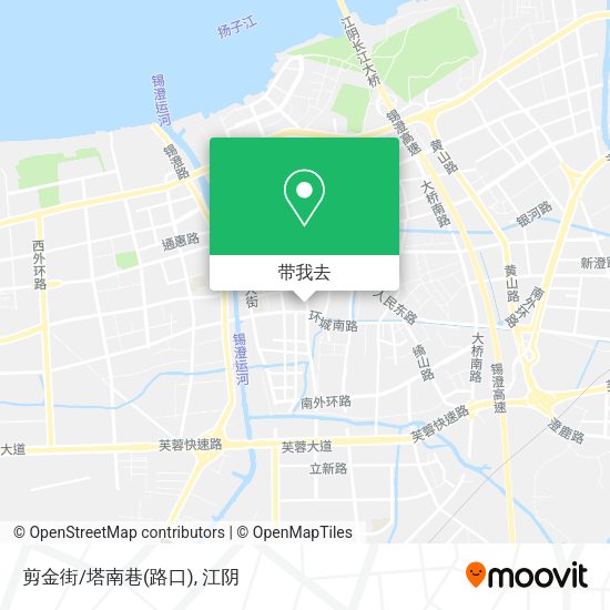 剪金街/塔南巷(路口)地图
