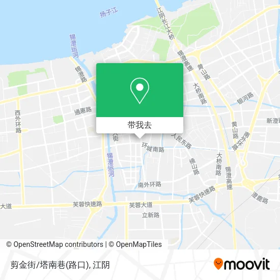 剪金街/塔南巷(路口)地图