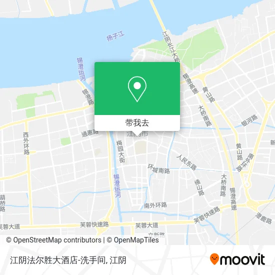 江阴法尔胜大酒店-洗手间地图