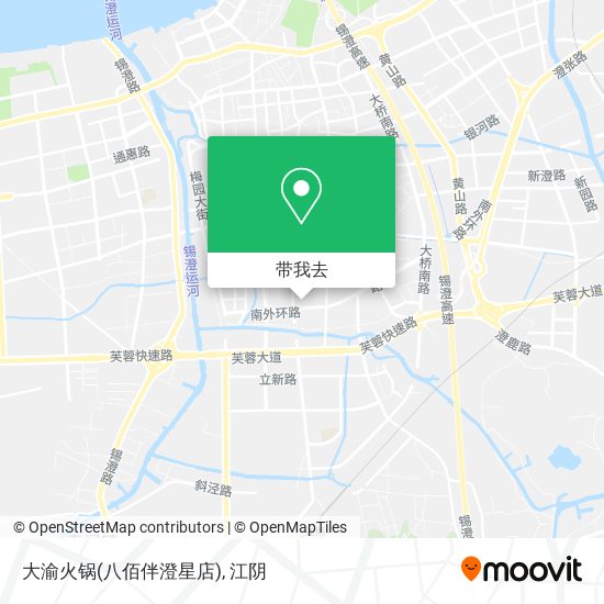 大渝火锅(八佰伴澄星店)地图