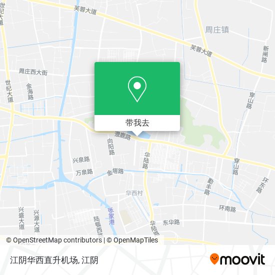 江阴华西直升机场地图