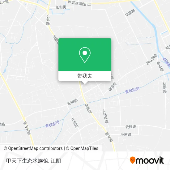 甲天下生态水族馆地图
