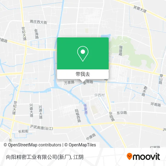 向阳精密工业有限公司(新厂)地图