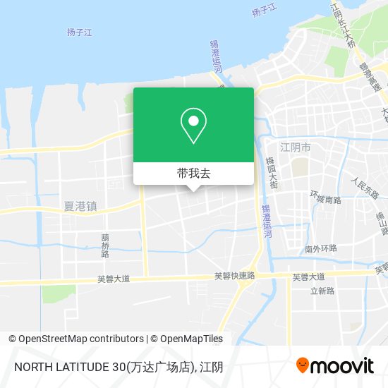 NORTH LATITUDE 30(万达广场店)地图