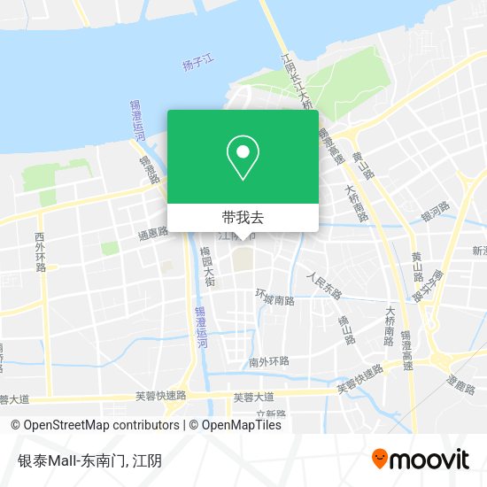 银泰Mall-东南门地图