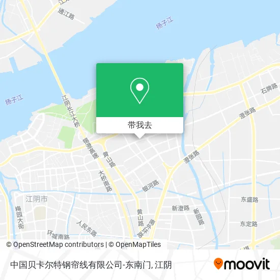 中国贝卡尔特钢帘线有限公司-东南门地图